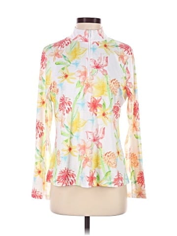 X by Gottex Long Sleeve Blouse (view 1)