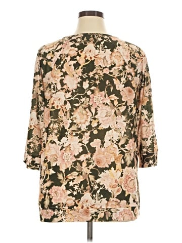 Cj Banks 3/4 Sleeve Blouse (view 2)