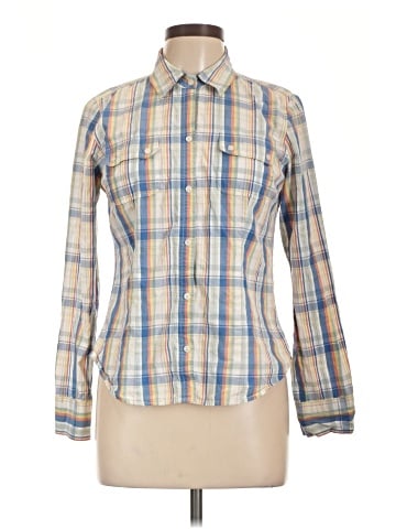 American Eagle Outfitters Long Sleeve Button-Down Shirt (view 1)
