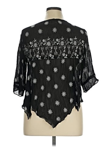 Coldwater Creek 3/4 Sleeve Blouse (view 2)
