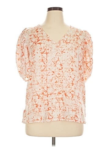 DKNY Short Sleeve Blouse (view 1)