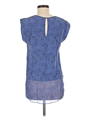 Rebecca Taylor Short Sleeve Silk Top (view 2)
