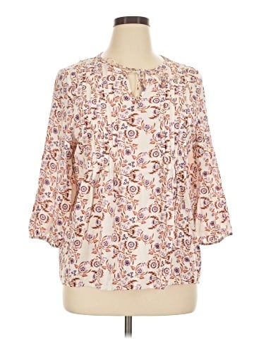 Croft & Barrow 3/4 Sleeve Blouse (view 1)