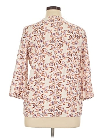 Croft & Barrow 3/4 Sleeve Blouse (view 2)