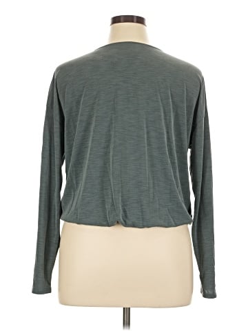 Green Envelope Long Sleeve Top (view 2)