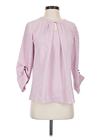 Allegra K 3/4 Sleeve Blouse (view 1)