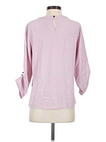 Allegra K 3/4 Sleeve Blouse (view 2)