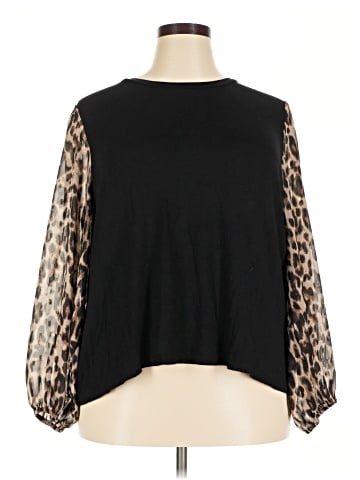 T Tahari 3/4 Sleeve T-Shirt (view 1)