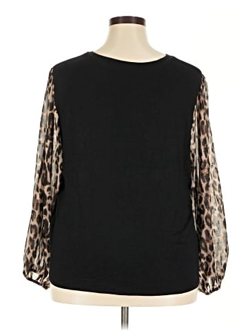 T Tahari 3/4 Sleeve T-Shirt (view 2)