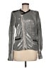 IRO Metallic Silver Jacket Size Med (2) - photo 1