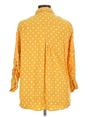 Velvet Heart 3/4 Sleeve Button-Down Shirt (view 2)