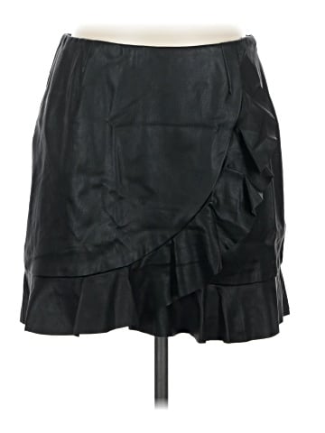 Mink Pink Faux Leather Skirt (view 1)