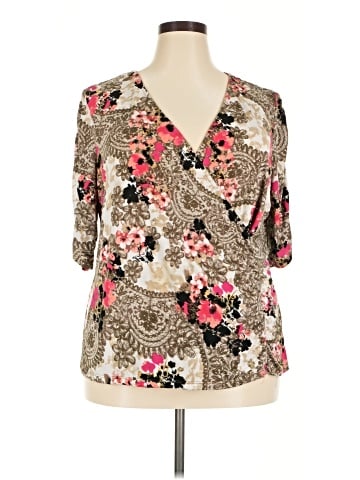 Style&Co 3/4 Sleeve Blouse (view 1)