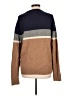 J.Crew Color Block Brown Wool Pullover Sweater Size L - photo 2