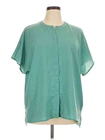 Banana Republic Factory Store Short Sleeve Blouse (view 1)