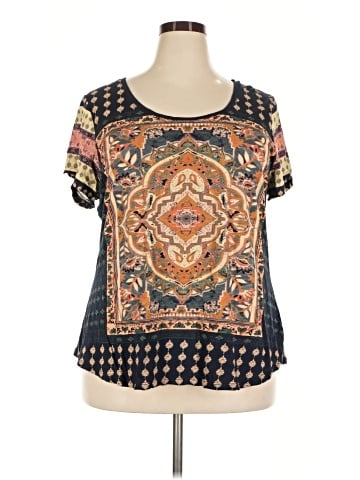 Lucky Brand Short Sleeve Blouse (view 1)