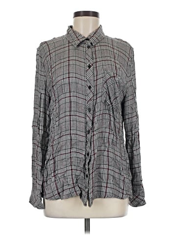 Cosmic Blue Love Long Sleeve Blouse (view 1)