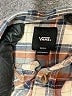 Vans Plaid Tan Long Sleeve Button-Down Shirt Size S (kids) - photo 3