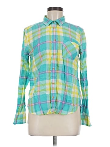 American Eagle Outfitters Long Sleeve Button-Down Shirt (view 1)