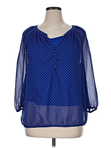 Liz Claiborne 3/4 Sleeve Blouse (view 1)