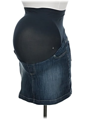 Motherhood Denim Skirt (view 1)