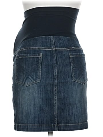 Motherhood Denim Skirt (view 2)