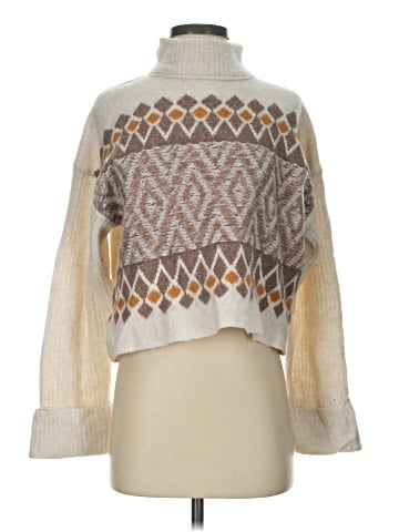 Pink Rose Pullover Sweater (view 1)