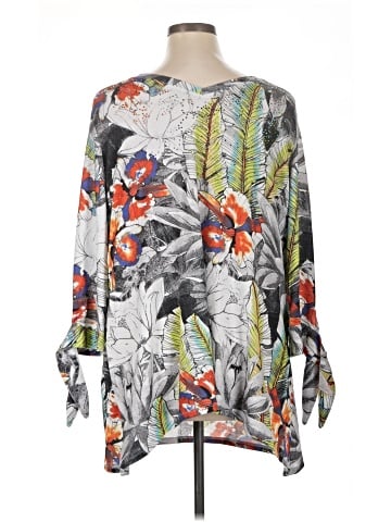 Onque Casuals 3/4 Sleeve Blouse (view 2)