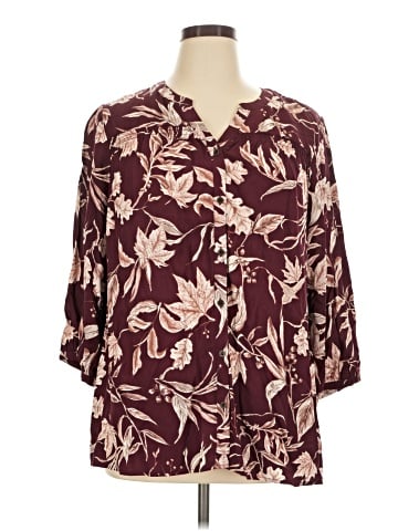 Cj Banks 3/4 Sleeve Blouse (view 1)