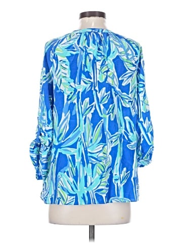Lilly Pulitzer 3/4 Sleeve Silk Top (view 2)