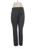 dalia Solid Gray Active Pants Size L - photo 2