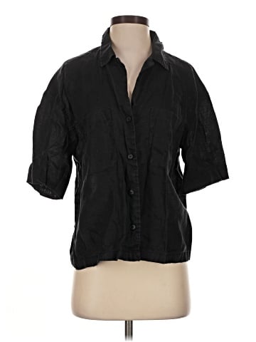 H&M 3/4 Sleeve Button-Down Shirt (view 1)