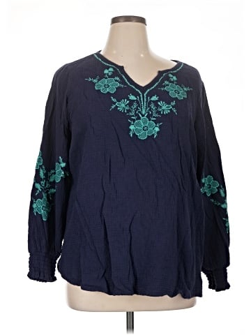 Belle By Kim Gravel Long Sleeve Blouse (view 1)