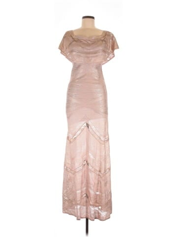 Herve Leger Lace Trim Bandage Gown  (view 1)