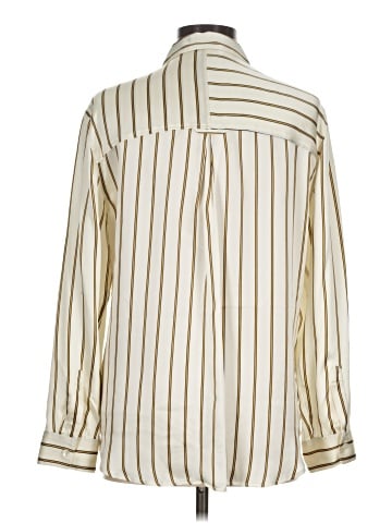 Rails Long Sleeve Silk Top (view 2)