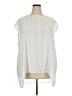 Halogen 100% Polyester Polka Dots White Sleeveless Blouse Size XXL (estimated) - photo 1