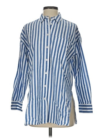 Madewell 3/4 Sleeve Button-Down Shirt (view 1)