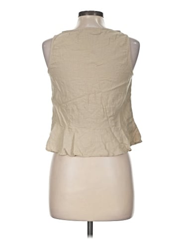 MICHAEL Michael Kors Sleeveless Button-Down Shirt (view 2)