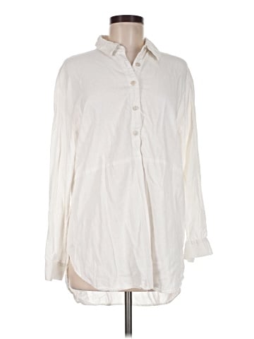 Tahari Long Sleeve Button-Down Shirt (view 1)