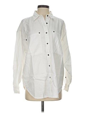Aerie Long Sleeve Button-Down Shirt (view 1)