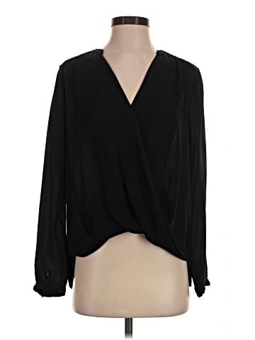 Rebecca Taylor Long Sleeve Silk Top (view 1)
