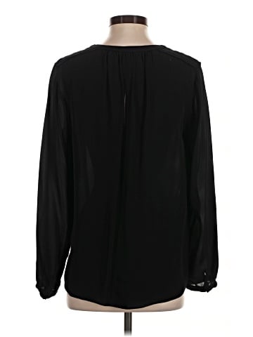 Rebecca Taylor Long Sleeve Silk Top (view 2)