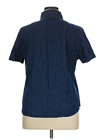 Faded Glory Short Sleeve Button-Down Shirt (view 2)