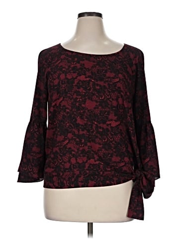 MICHAEL Michael Kors 3/4 Sleeve Top (view 1)
