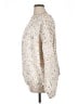 Unbranded 100% Polyester Tweed Ivory Pullover Sweater Size XL - photo 5