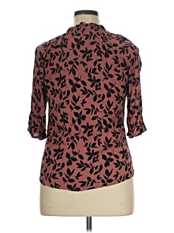 Bobeau 3/4 Sleeve Blouse (view 2)