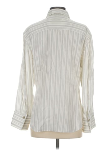 Vince. Long Sleeve Silk Top (view 2)