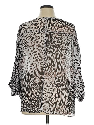 JLo by Jennifer Lopez 3/4 Sleeve Blouse (view 2)