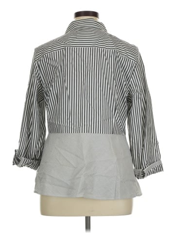 Chico's 3/4 Sleeve Button-Down Shirt (view 2)