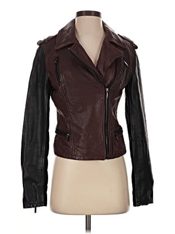 Laundry by Shelli Segal Leather Jacket (view 1)